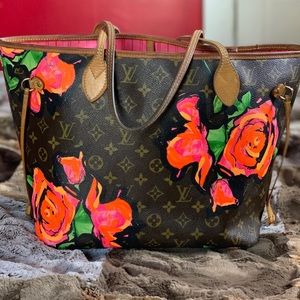 🦄Stephen Sprouse Roses Neverfull